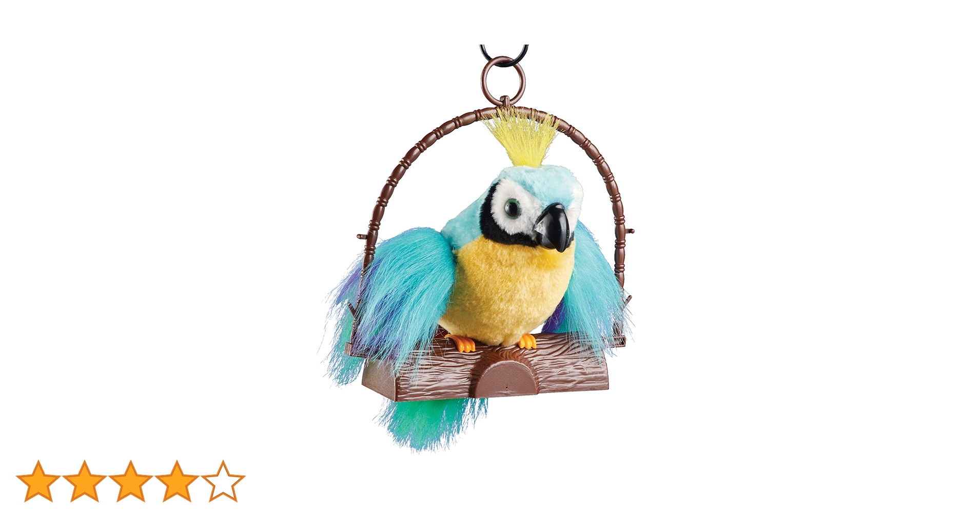 Playmaker Toys Polly The X-Rated Insulting Parrot, Motion